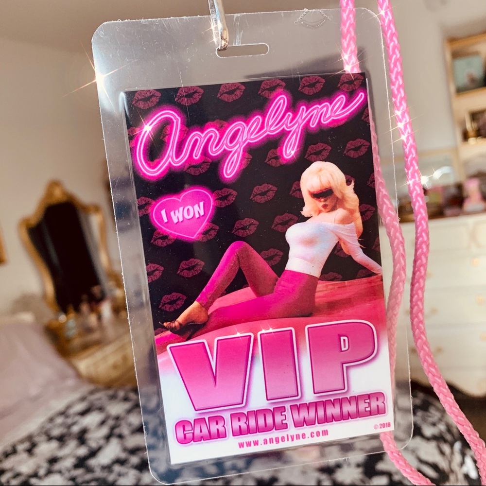 Angelyne Pink Corvette VIP pass